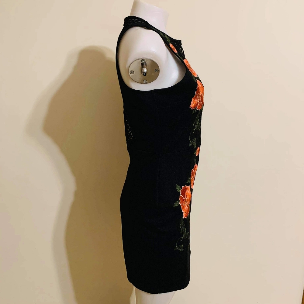 Charlotte Russe Sexy Body Con Black Dress M - Picture 2 of 3